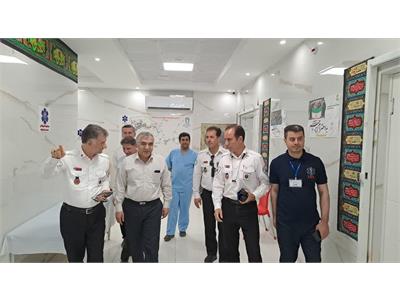 بازدید دکتر سروش رئیس دانشگاه علوم پزشکی کرمانشاه