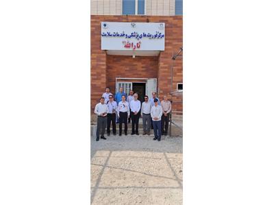 بازدید معاون بهداشتی از مرکز فوریت‌های پزشکی و خدمات سلامت ثارالله
