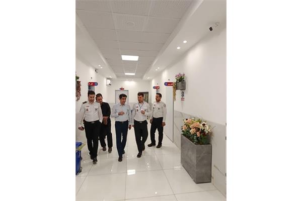 بازدید دکتر شهرام بیدهندی معاون توسعه مدیریت و منابع دانشگاه علوم پزشکی کرمانشاه