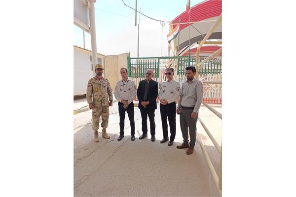 بازدید رئیس سازمان اورژانس کشور و دبیر کمیته اربعین وزارت بهداشت از مرز خسروی